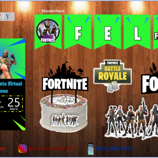 Kit Imprimible «Fortnite»