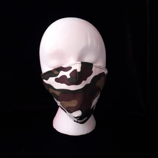 Mascarilla camuflaje verde