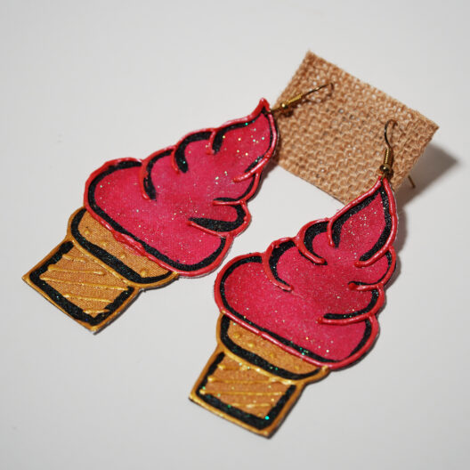 Aretes de Cono de Helado