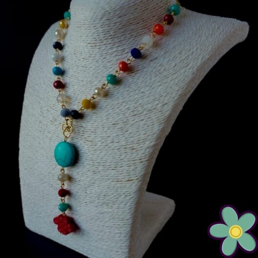 Collar Multicolor en cristales