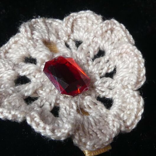 3Pack de Ganchitos tejidos diversos colores