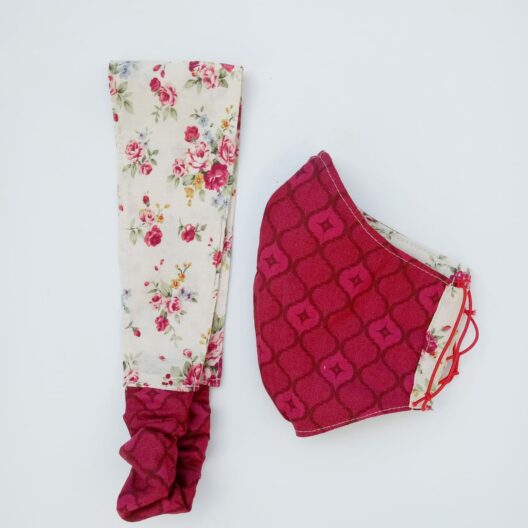 Set de vincha y mascarilla