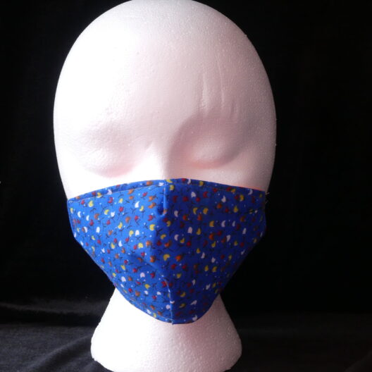 Salud y Bienestar Mascarilla montuna azul reversible Mascarilla montuna azul reversible