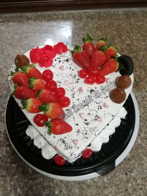 Cake de corazón
