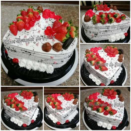 Cake de corazón