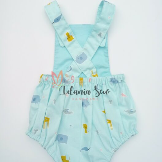 Overall para niños, mamelucos, tela algodón orgánico 100%