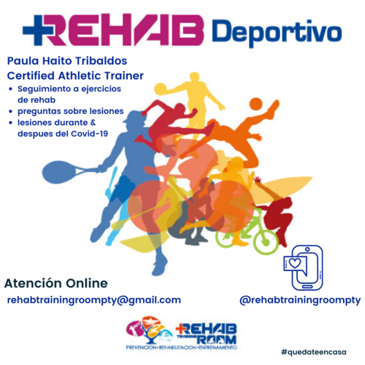 ATENCIÓN EN LINEA – Terapia física, rehabilitación o entrenamiento físico.