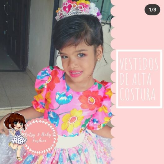 VESTIDO FLORAL ACAMPANADO