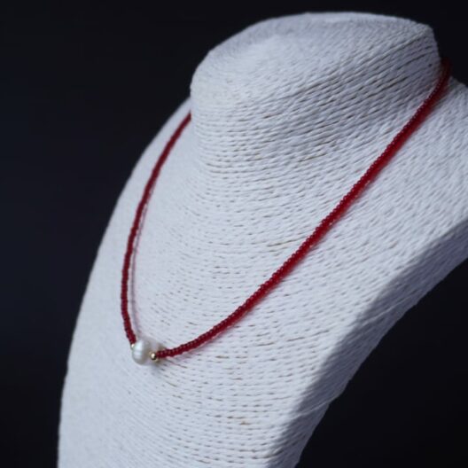 Accesorios y Joyería Choker chaquiras vinotinto/perla cultivada Choker chaquiras vinotinto/perla cultivada