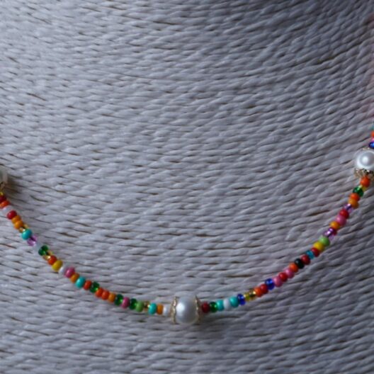 Accesorios y Joyería Choker chaquiras multicolor/perla cultivada Choker chaquiras multicolor/perla cultivada