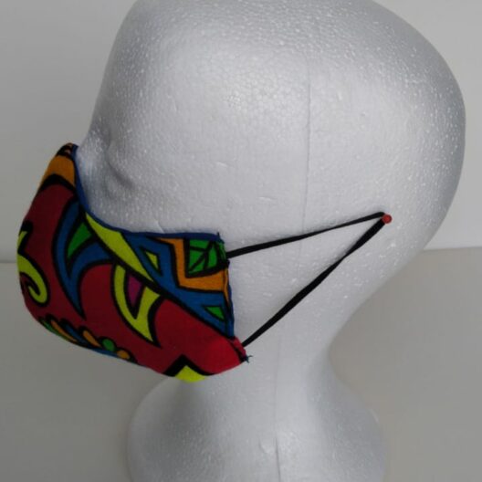 Mascarilla en tela de paruma