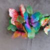 ESCAMAS DE PESCADO «Peineta de mariposa colores variados»