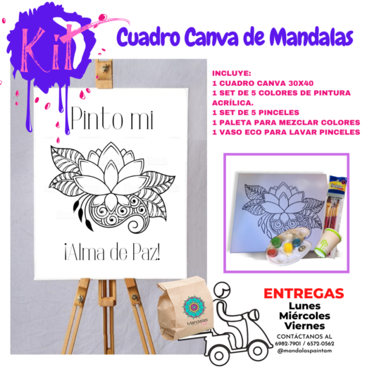 KIT DE Cuadro Canva Personalizada