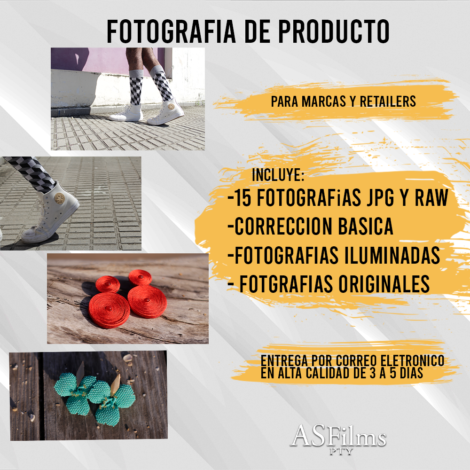 Servicio profesional de fotografía y productos audiovisuales