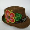 Sombrero chocolate pintado