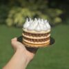 Cake alfajor tamaño cuarentena – opcion sin gluten