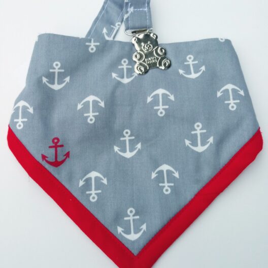 Set de Babero, toalla para eruptos y clip para sujetar el tetin