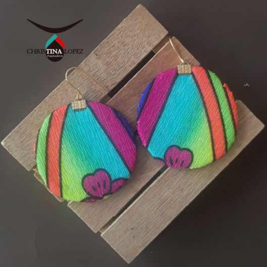 ARETES REDONDOS DE PARUMA