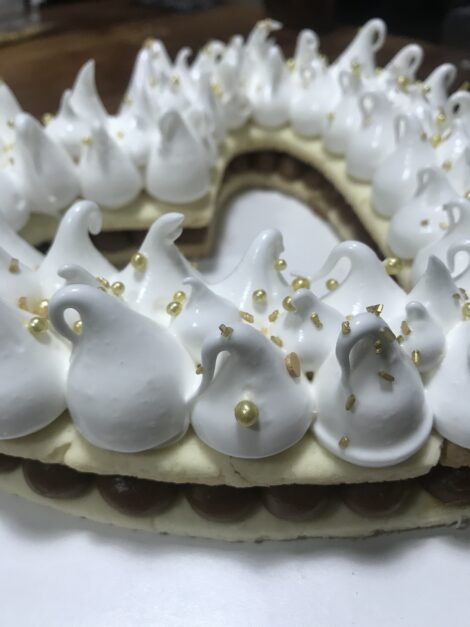 Cake alfajor corazon- Opcion sin Gluten