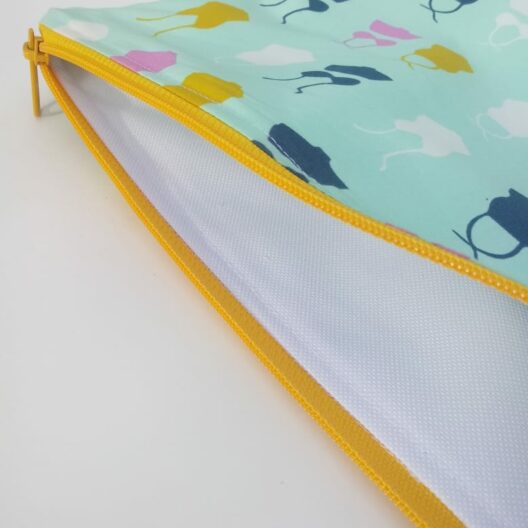 Accesorios y Joyería Bolsa de tela de algodón con interior impermeable – WET BAG Bolsa de tela de algodón con interior impermeable – WET BAG