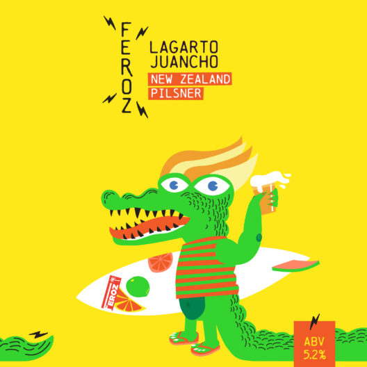 Cervecería Feroz: LATA Lagarto Juancho