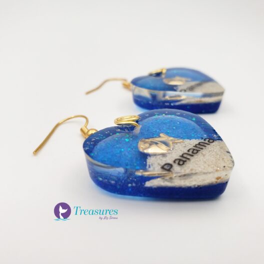 Aretes corazón marino Panamá