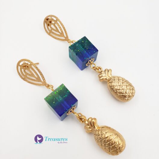 Aretes piña tropical