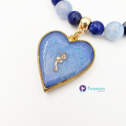 Pulsera corazón de caballito