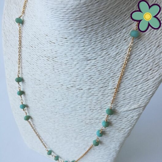 cadenita con cristales