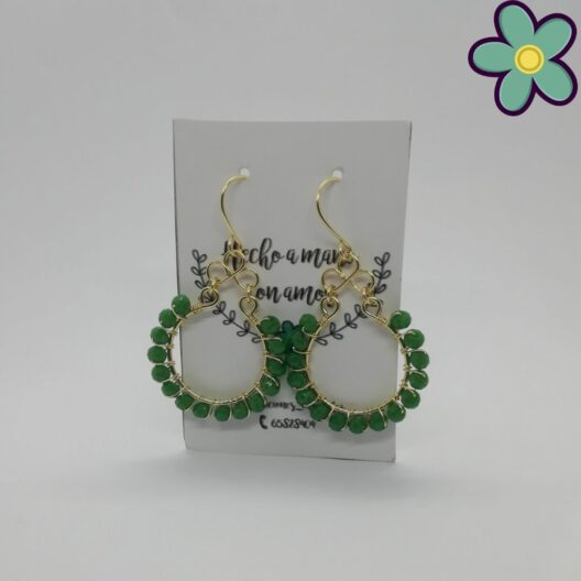 Argollas Básicas verde