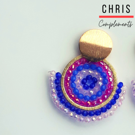 ARETES ABANICO DE CRISTAL