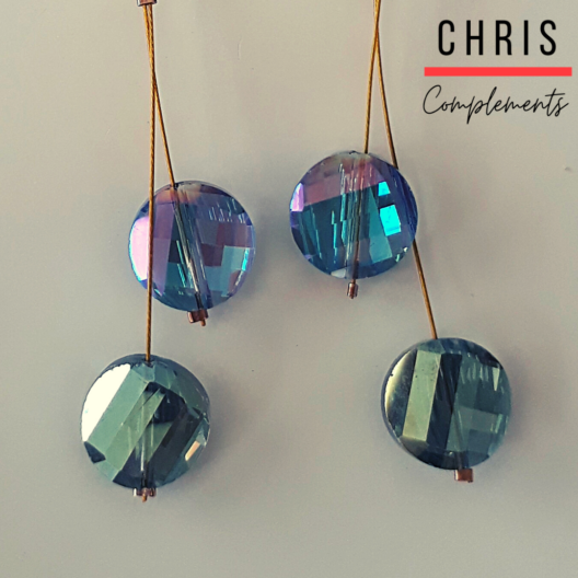 ARETES DOBLE CRISTAL