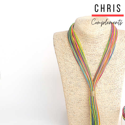 Accesorios y Joyería COLLAR CORBATÍN Y BRAZALETE MULTICOLOR COLLAR CORBATÍN Y BRAZALETE MULTICOLOR