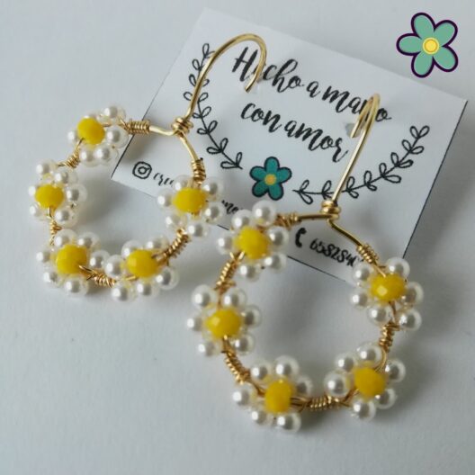 Argollas florecita