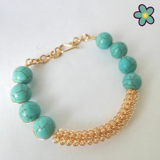 Brazalete Turquesas