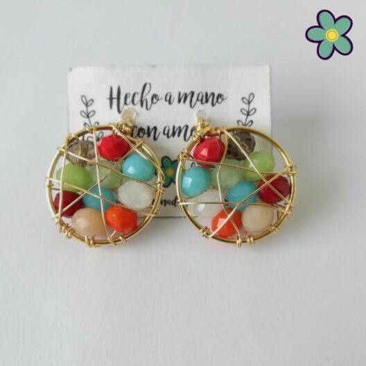 Juego cristales multicolor