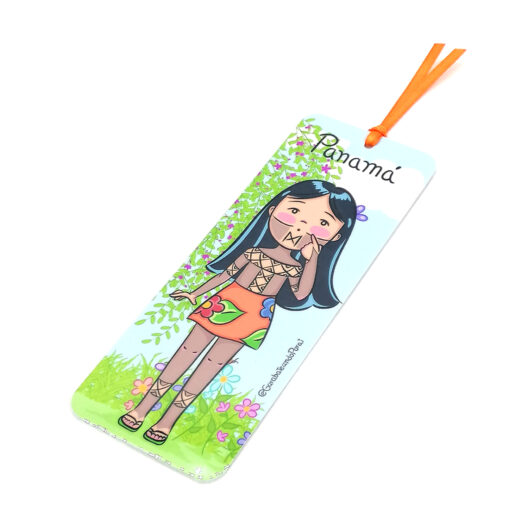 Separa Páginas Yo Soy Panamá – Bookmarks – Niña Emberá – Souvenirs de Panamá