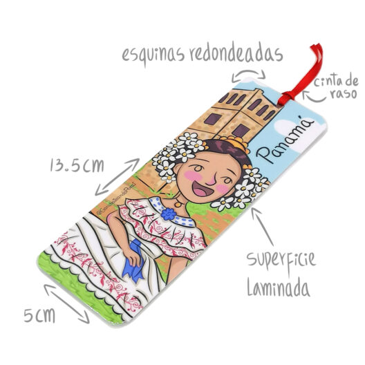 Separa Páginas Yo Soy Panamá – Bookmarks – Pollera Panameña – Souvenirs de Panamá