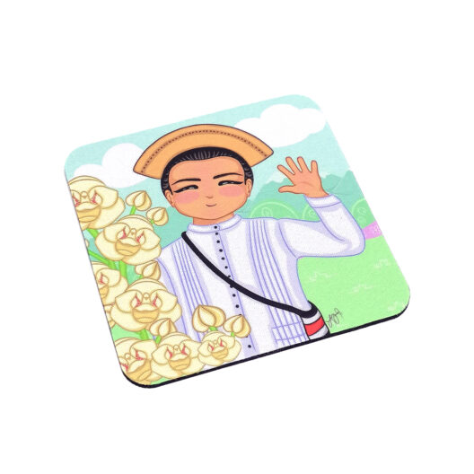 Portavaso de Goma Antideslizante – Montuno Panameño – Dulzura Étnica