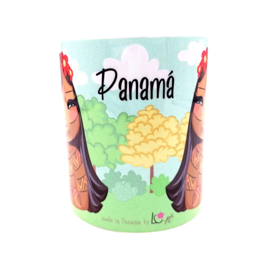 Artes, Entretenimiento y Creatividad Taza de Cerámica 11 oz – Niña Emberá – Dulzura Étnica Taza de Cerámica 11 oz – Niña Emberá – Dulzura Étnica