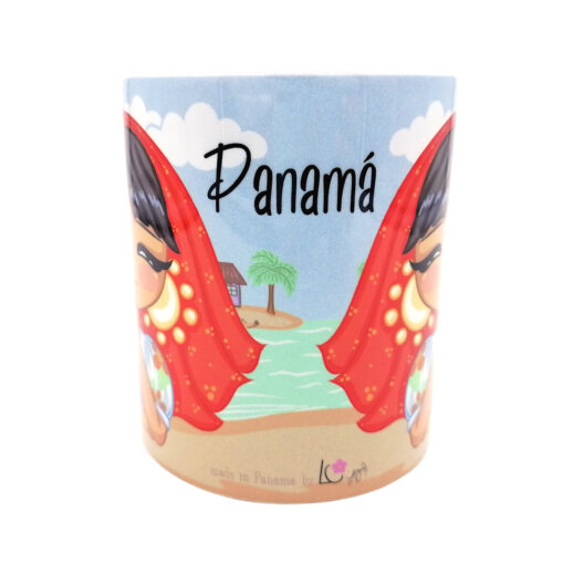 Artes, Entretenimiento y Creatividad Taza de Cerámica 11 oz – Niña Guna – Dulzura Étnica Taza de Cerámica 11 oz – Niña Guna – Dulzura Étnica