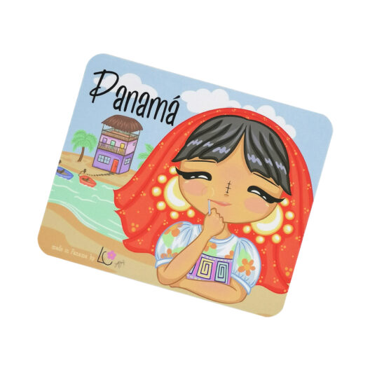 Artes, Entretenimiento y Creatividad Mousepad de Goma Antideslizante – Niña Guna – Dulzura Étnica Mousepad de Goma Antideslizante – Niña Guna – Dulzura Étnica
