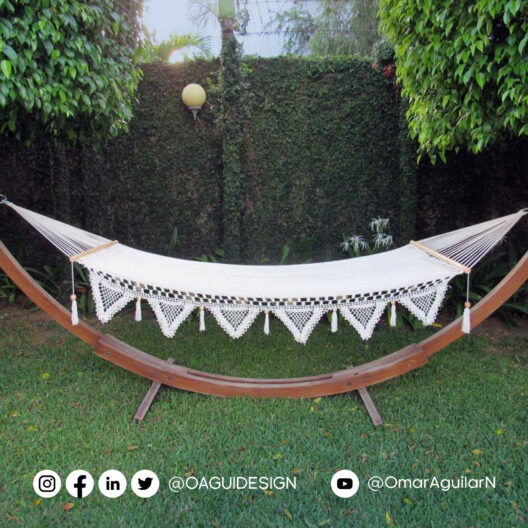 Hogar y Jardinería Hamaca Blanca 100% algodón (WITHEP) Hamaca Blanca 100% algodón (WITHEP)