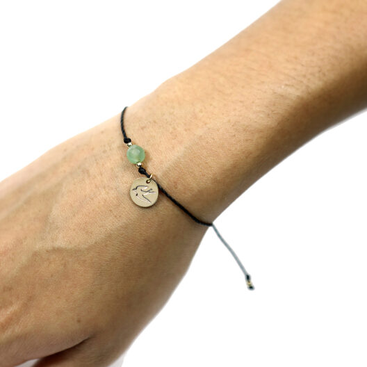 Pulsera de hilo con Jade