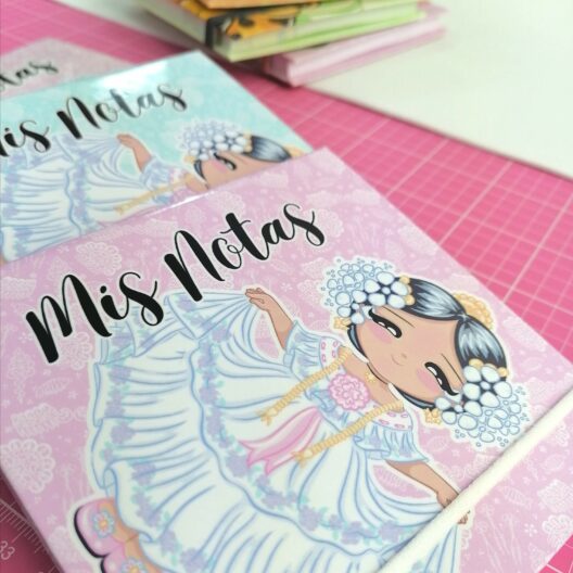 Artes, Entretenimiento y Creatividad Block de Notas Con Carpeta – Pollera Santeña Block de Notas Con Carpeta – Pollera Santeña