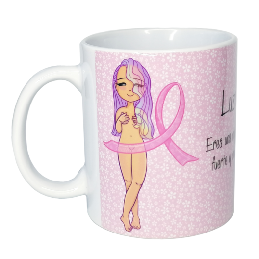 Artes, Entretenimiento y Creatividad Taza de Cerámica de 11 oz – Cinta Rosada – Serie Dulzura Étnica – Regalos de Panamá Taza de Cerámica de 11 oz – Cinta Rosada – Serie Dulzura Étnica – Regalos de Panamá