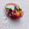 Vincha de flores para acompañar atuendos de la etnia negra