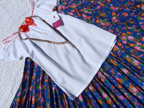 Pollera con camisola talla 12