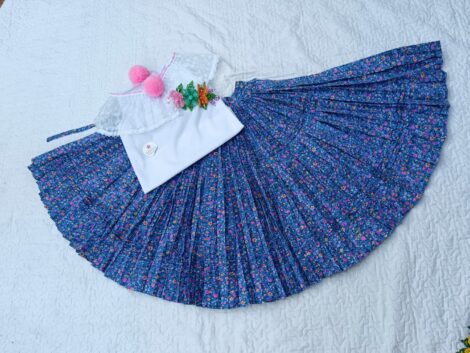 Pollera para niña talla 4