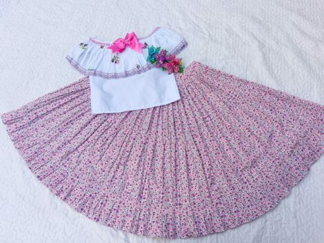 Pollera para niña talla 4